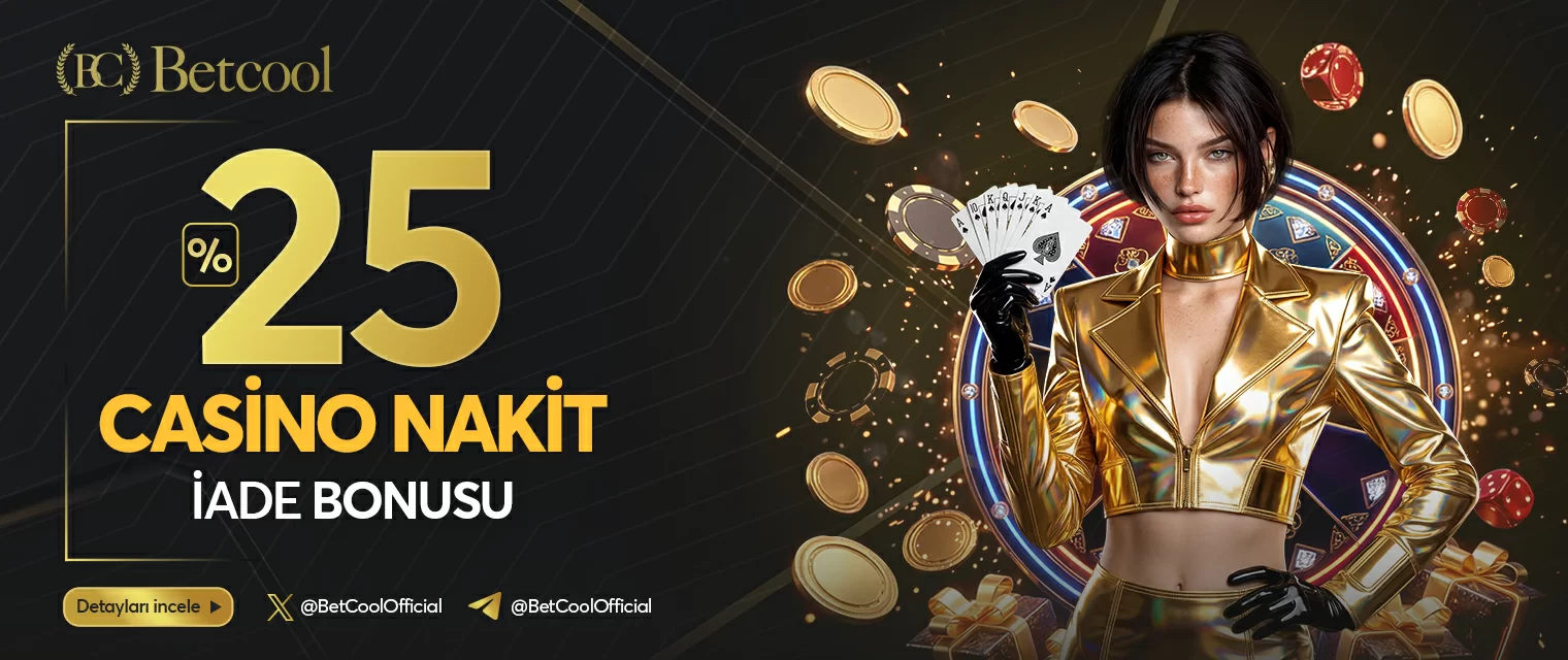 Betcool casino nakit iade