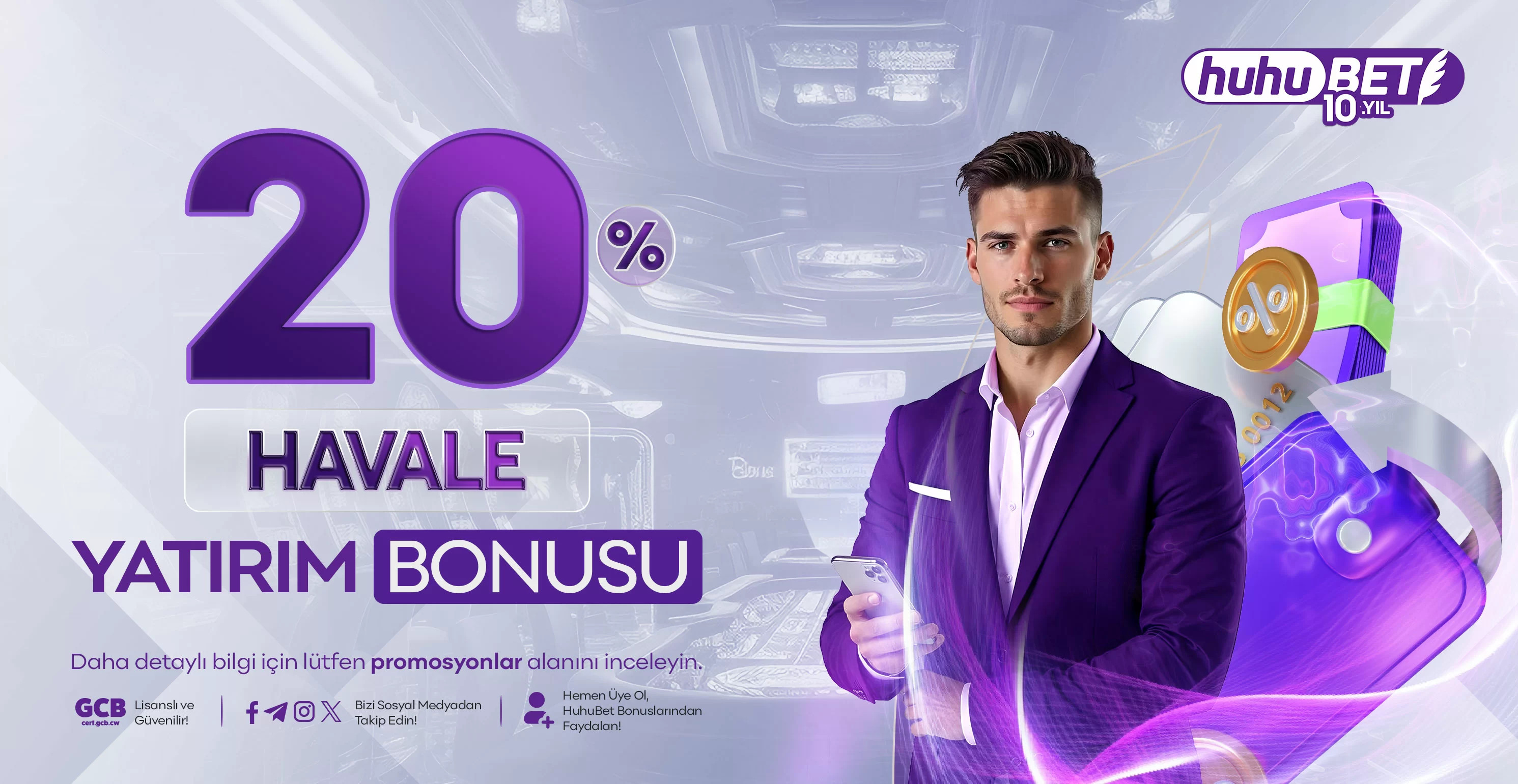 HuhuBet havale yatırım bonusu