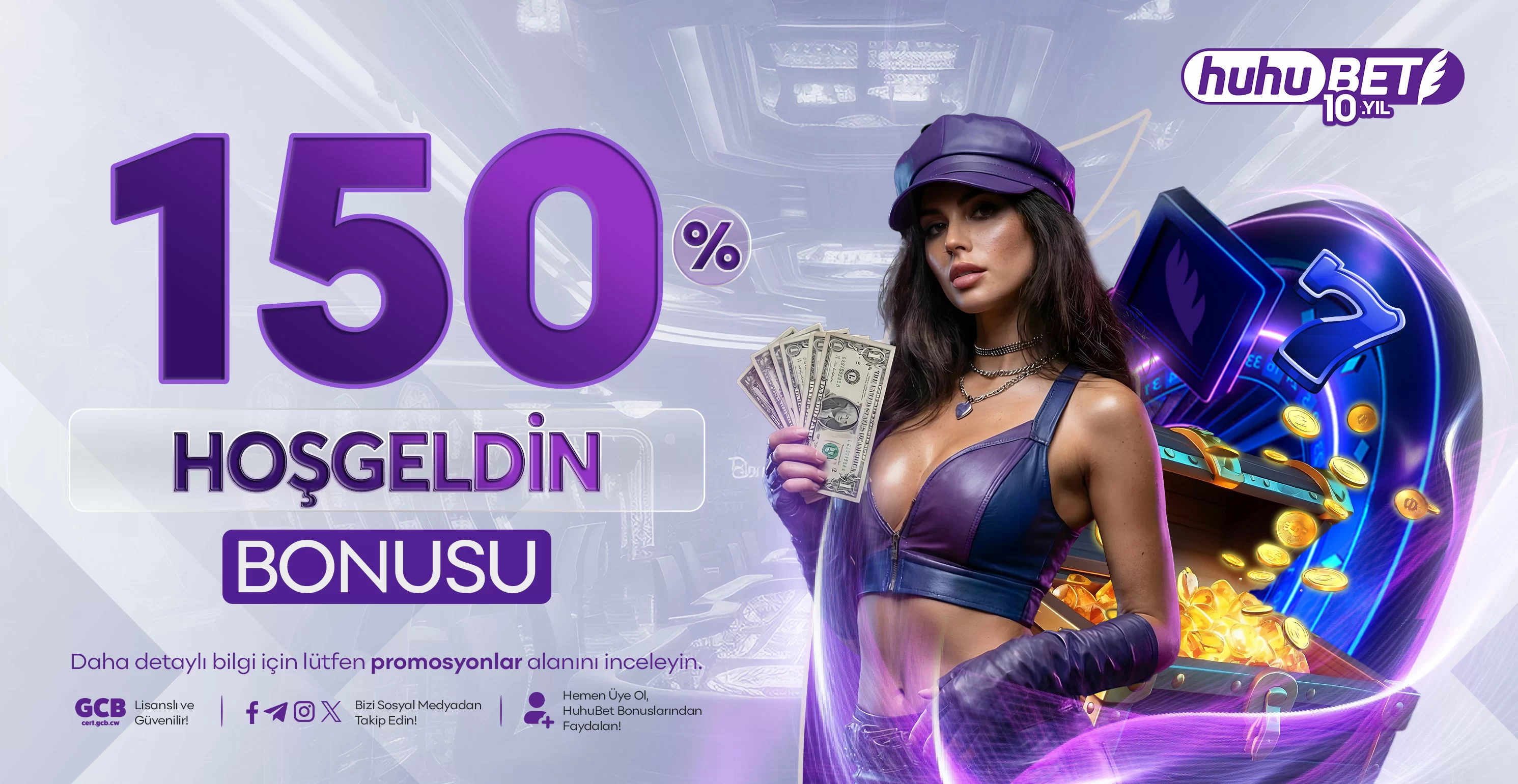 HuhuBet hoş geldin kampanya görseli