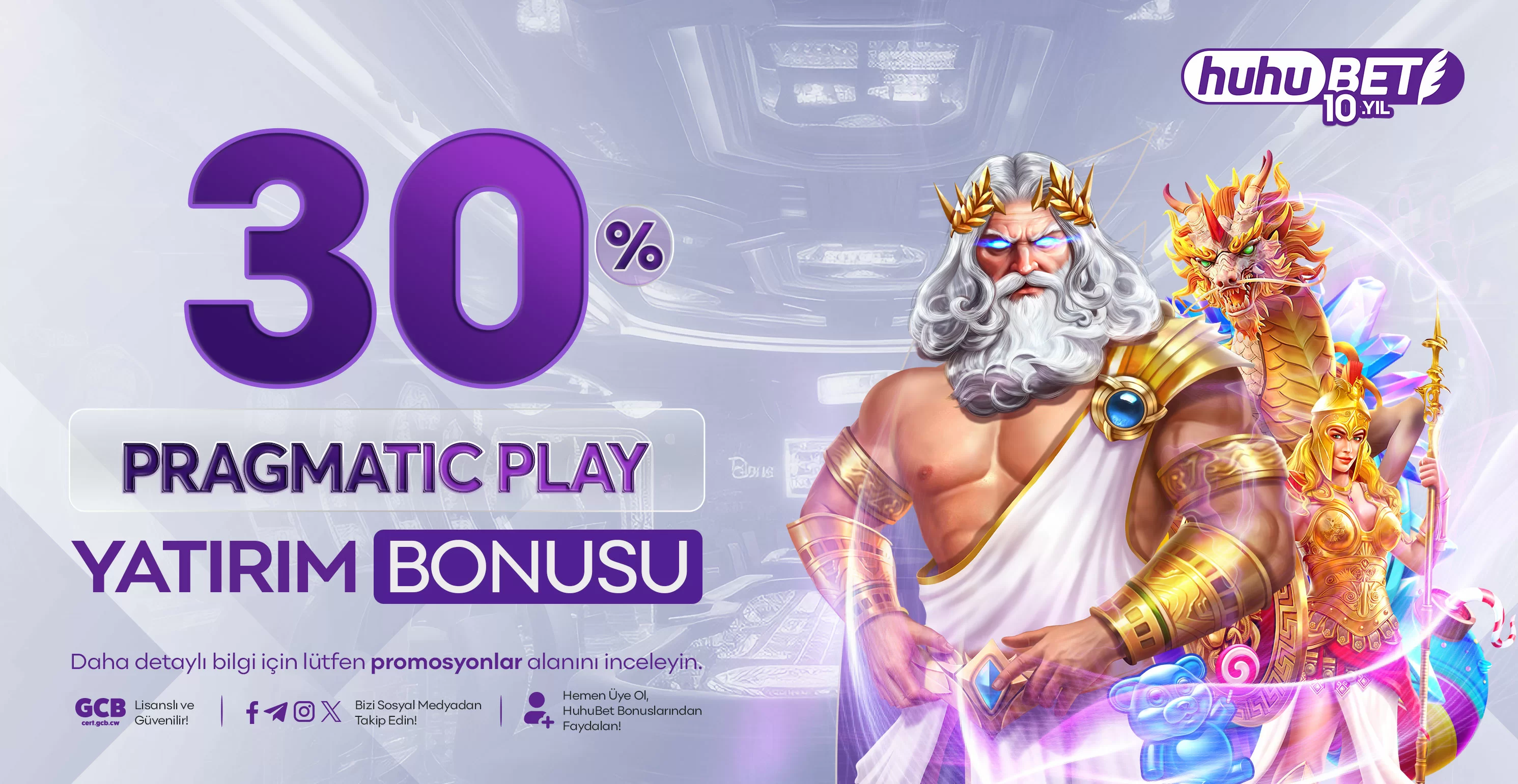HuhuBet Pragmatic yatırım bonusu