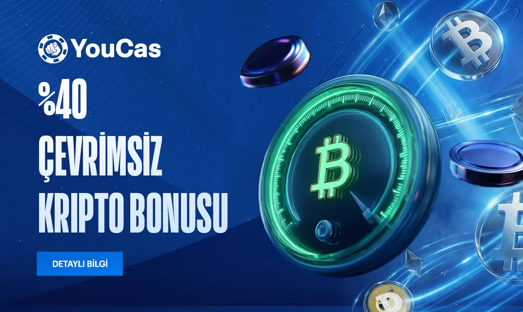 YouCas yüzde 40 kripto çevrimsiz