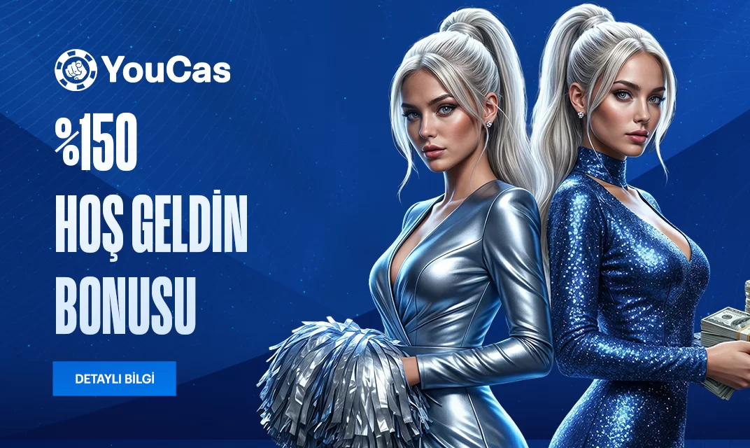 YouCas hoş geldin kampanya görseli