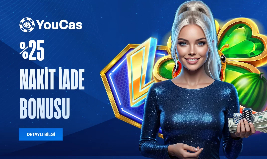 YouCas yüzde 25 nakit iade
